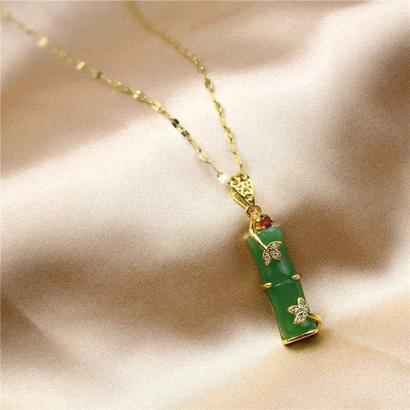 Jade Ketting Amulet Spiritueel Sieraad