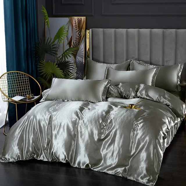 Zijde Beddengoed Set Luxe Satijn Soft