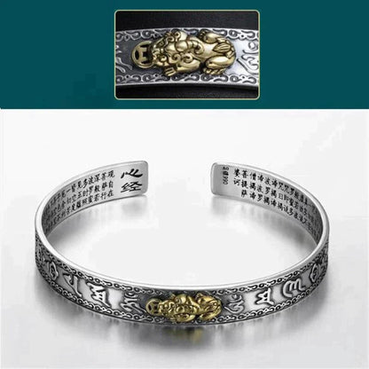 Zilveren Pixiu Armband Geluksbrenger Chinese Mythologie