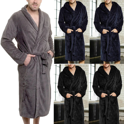 Zachte Flanellen Badjas voor Dames Comfortabel en Warm