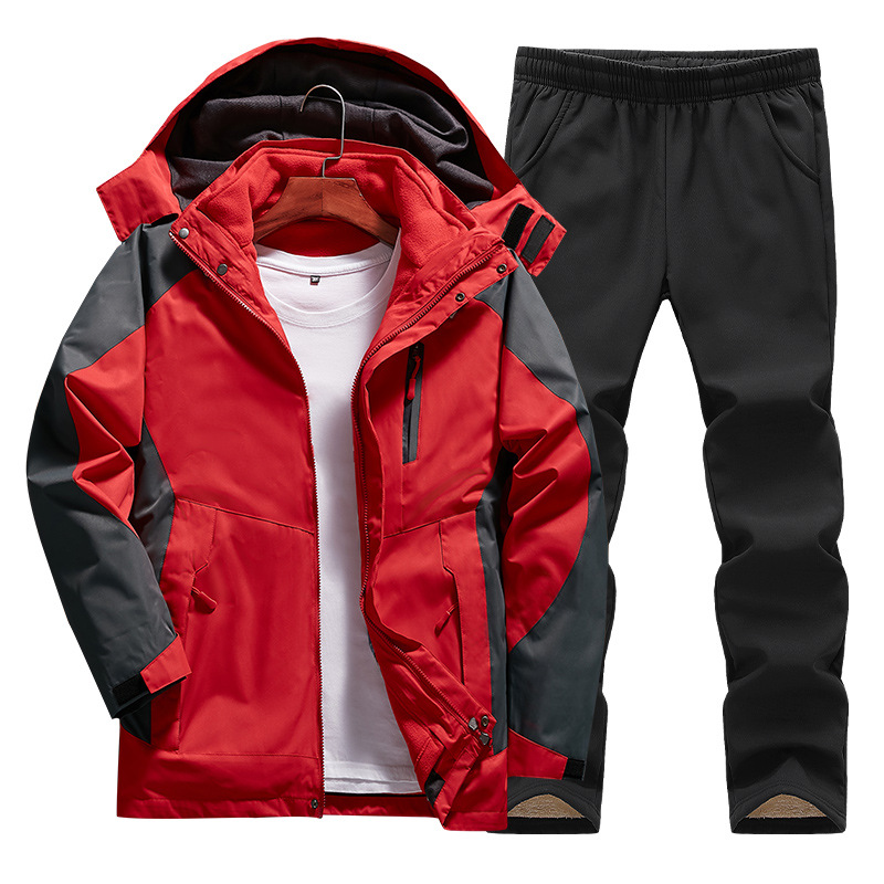 3-in-1 Outdoor Set voor Dames – Wind- & Waterdicht met Afneembare Fleecejas