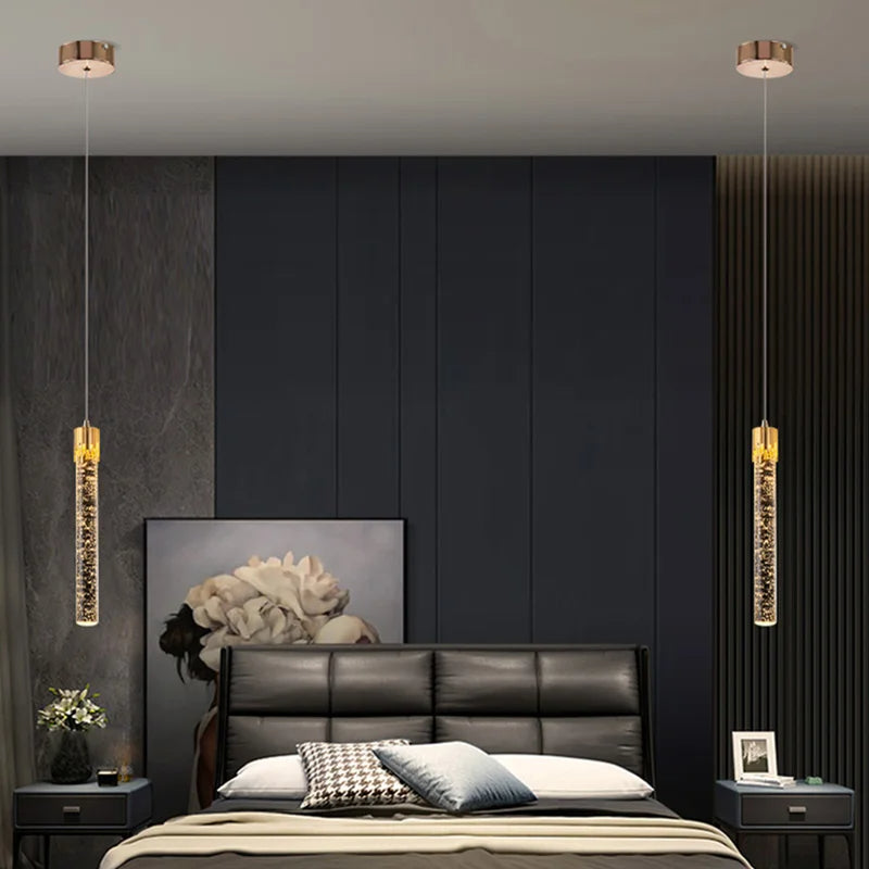 Glas Hanglamp Cilindervorm Modern Design Lustreau