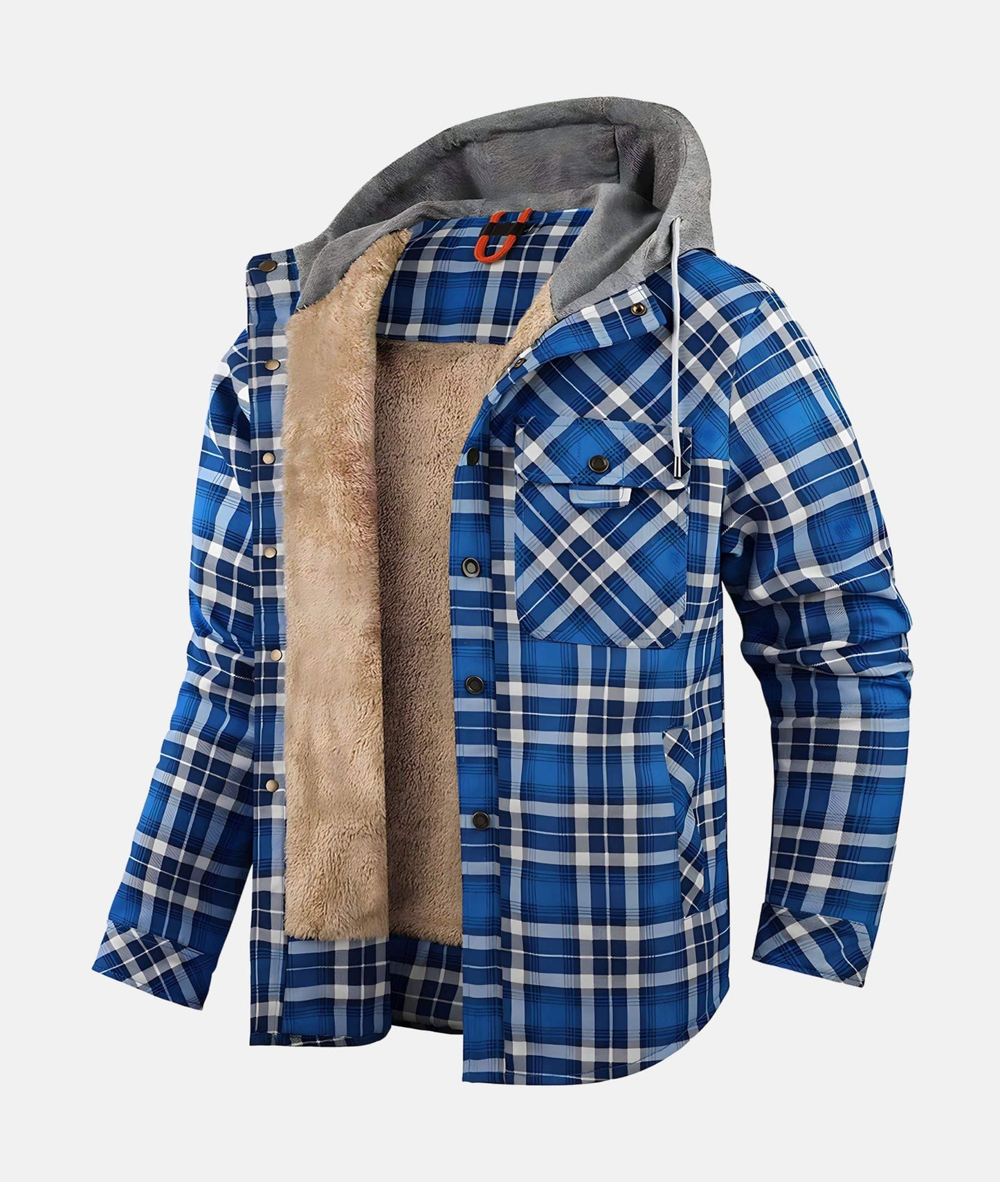 Geruite Flanellen Herenjas – Casual & Modern voor de Winter