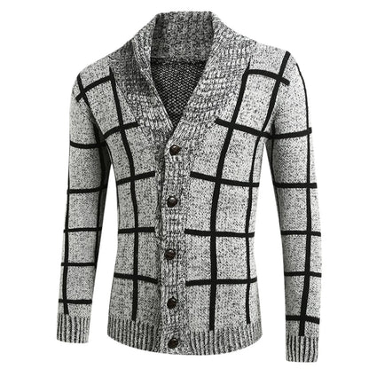 Gebreid Vest Geruit Trendy voor Dames