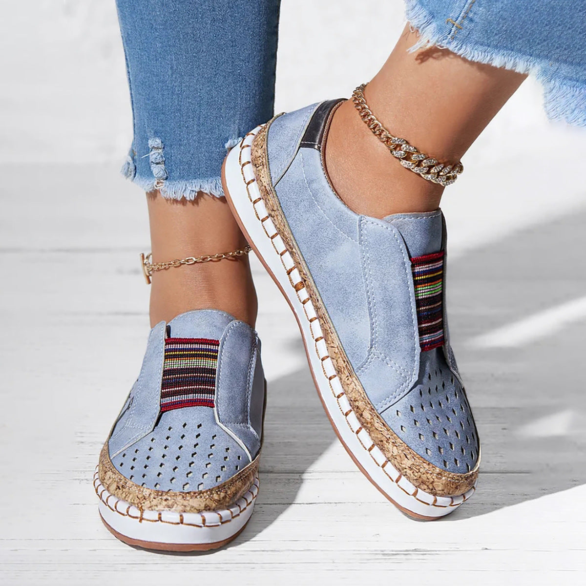 Retro Casual Schoenen Plat voor Dagelijks Gebruik