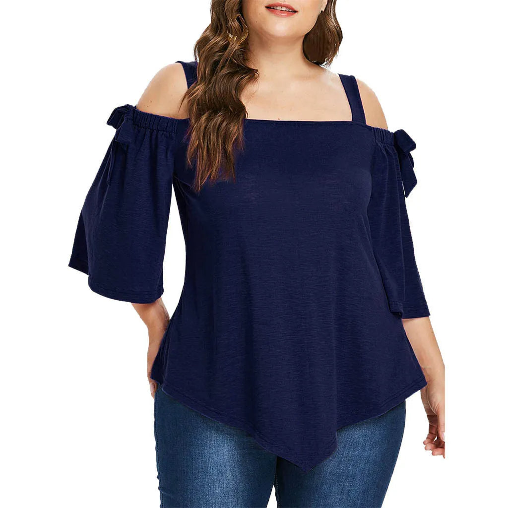 Plus-Size Shirt voor Vrouwen Trendy en Modieus