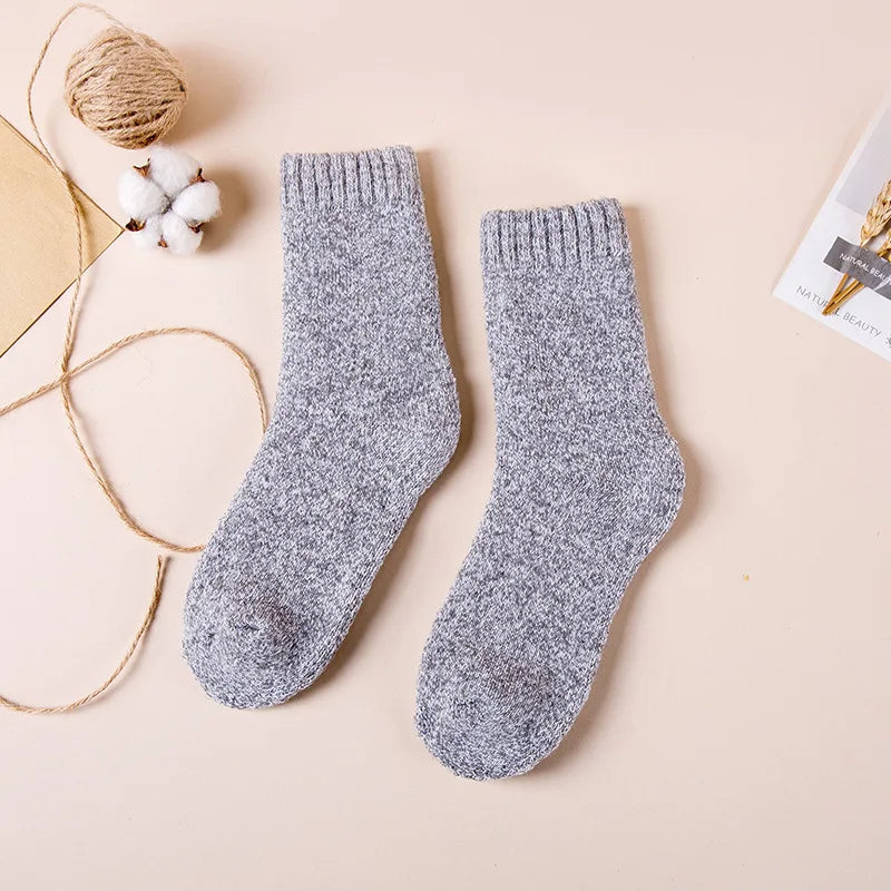 Kasjmier Sokken Retro Stijl Warm Luxe
