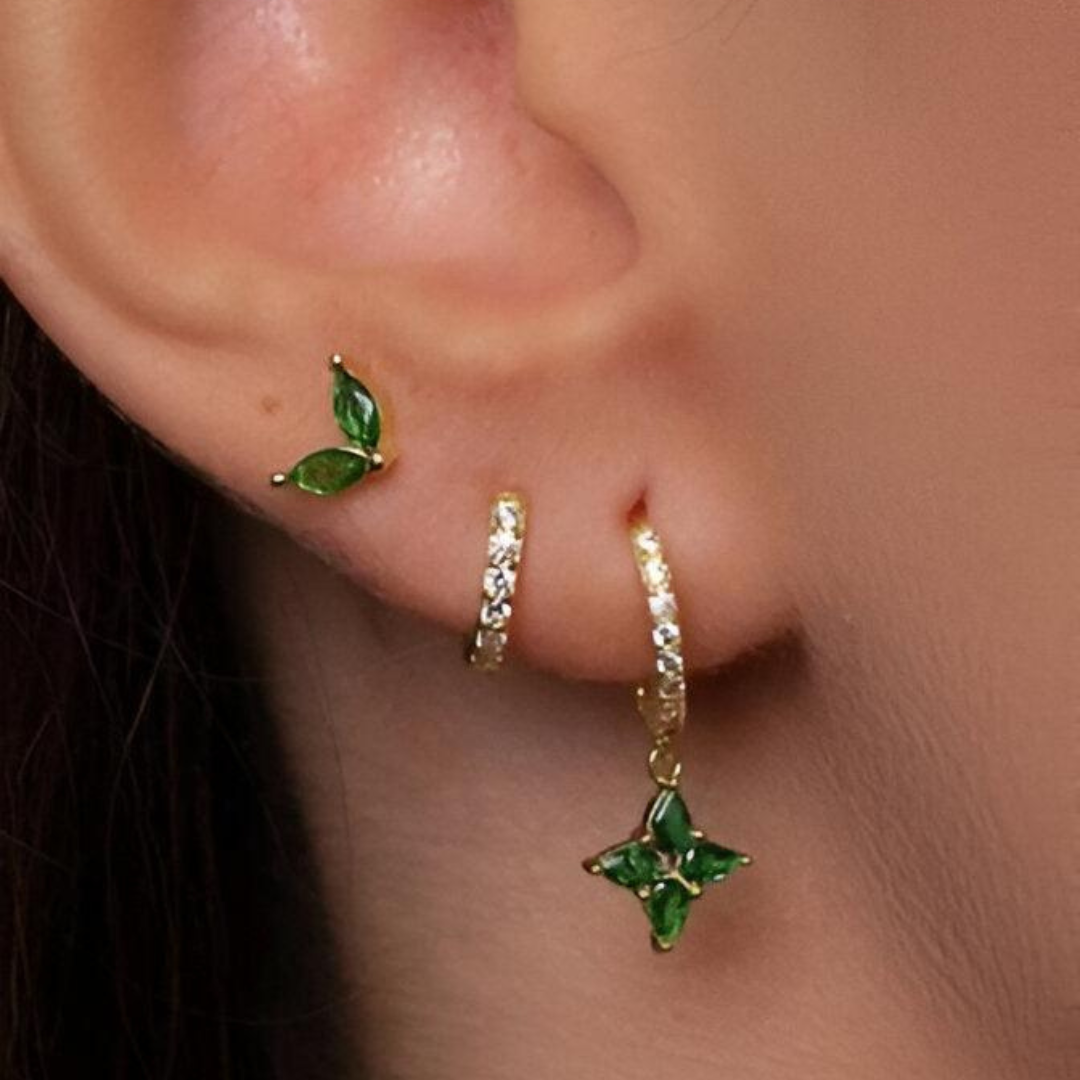 Goudkleurige Oorbellen Set voor Vrouw - Mode Vibes