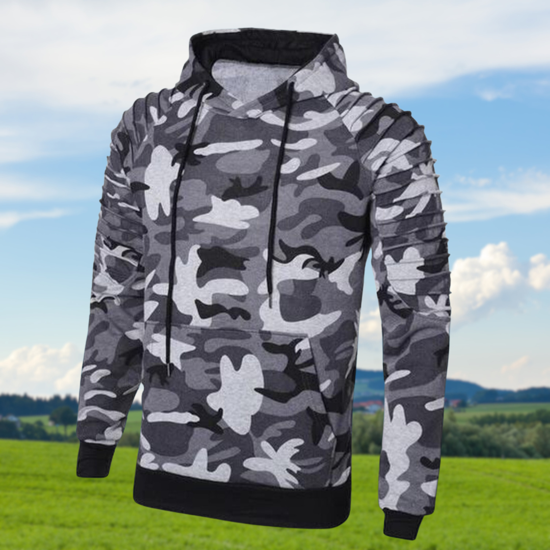 Camouflage Hoodie voor Mannen Elite Kwaliteit