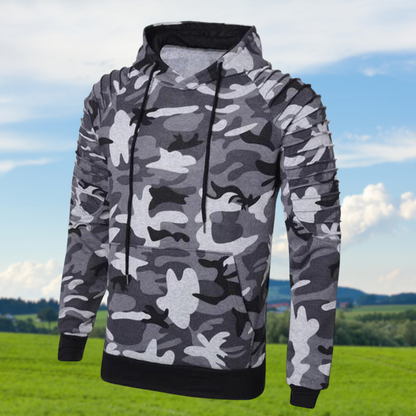 Camouflage Hoodie voor Mannen Elite Kwaliteit