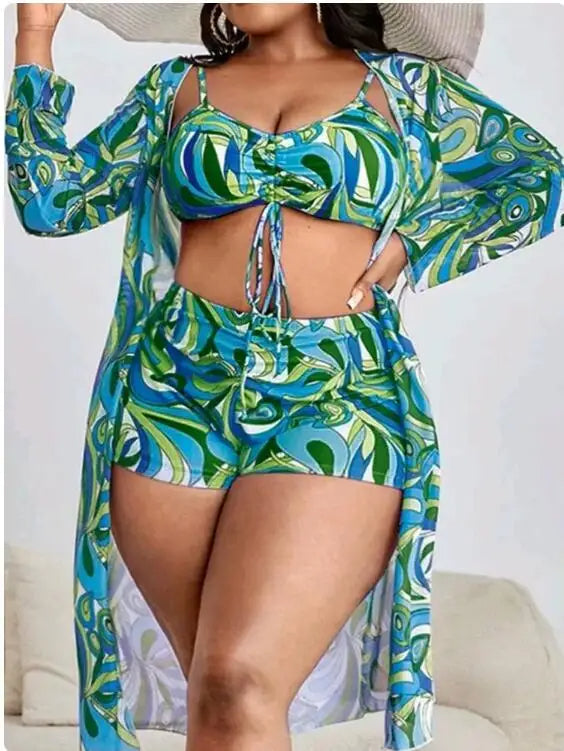 Plus-Size Bikini-set Trendy Grote Maten