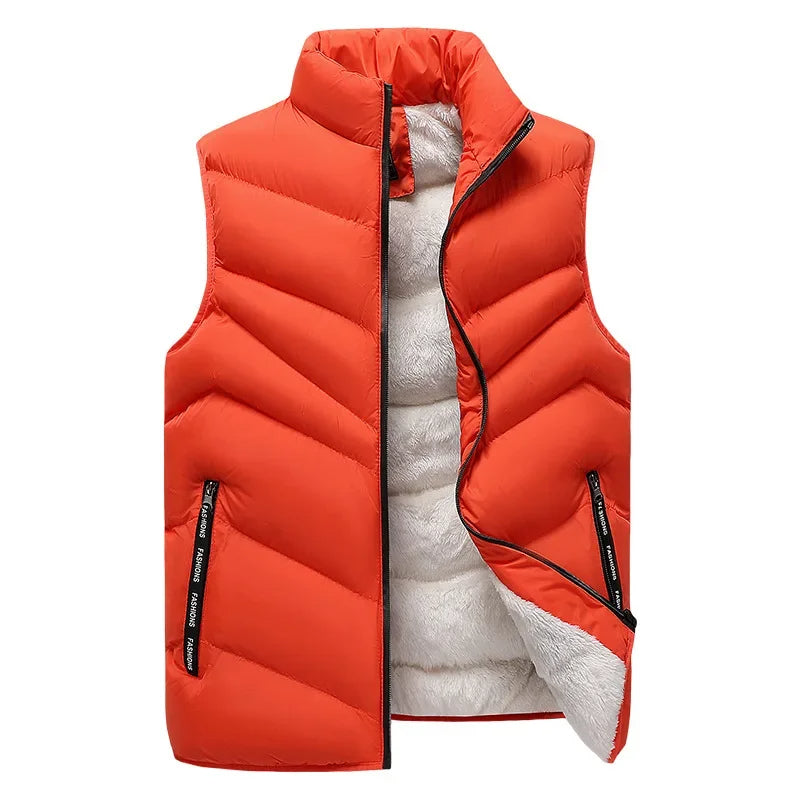 Dikke Fleece Bodywarmer Warm Groot Model