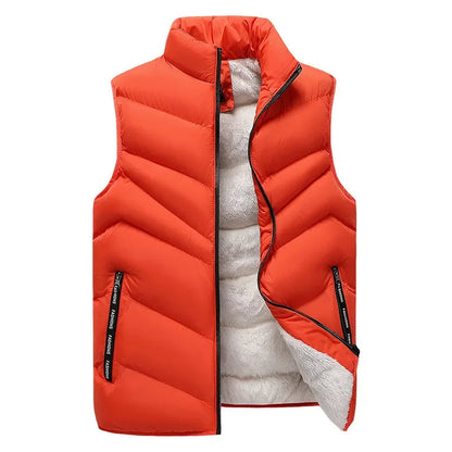Dikke Fleece Bodywarmer Warm Groot Model