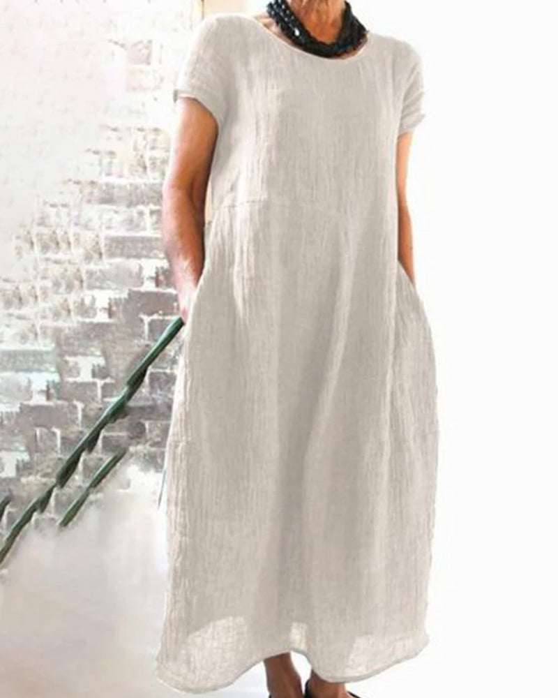Losse Jurk met Comfy Pasvorm voor Vrouw
