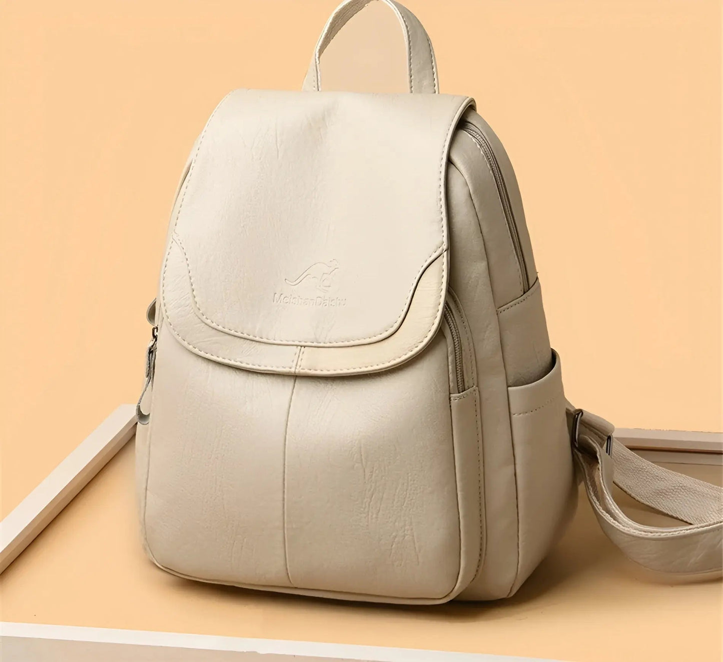 Leren Dames Rugzak Vintage Stijl Isabella