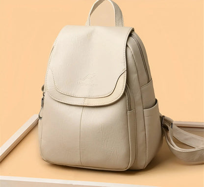 Leren Dames Rugzak Vintage Stijl Isabella