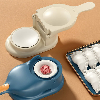 Dumplingmachine 2-in-1 met Vormen en Snijder
