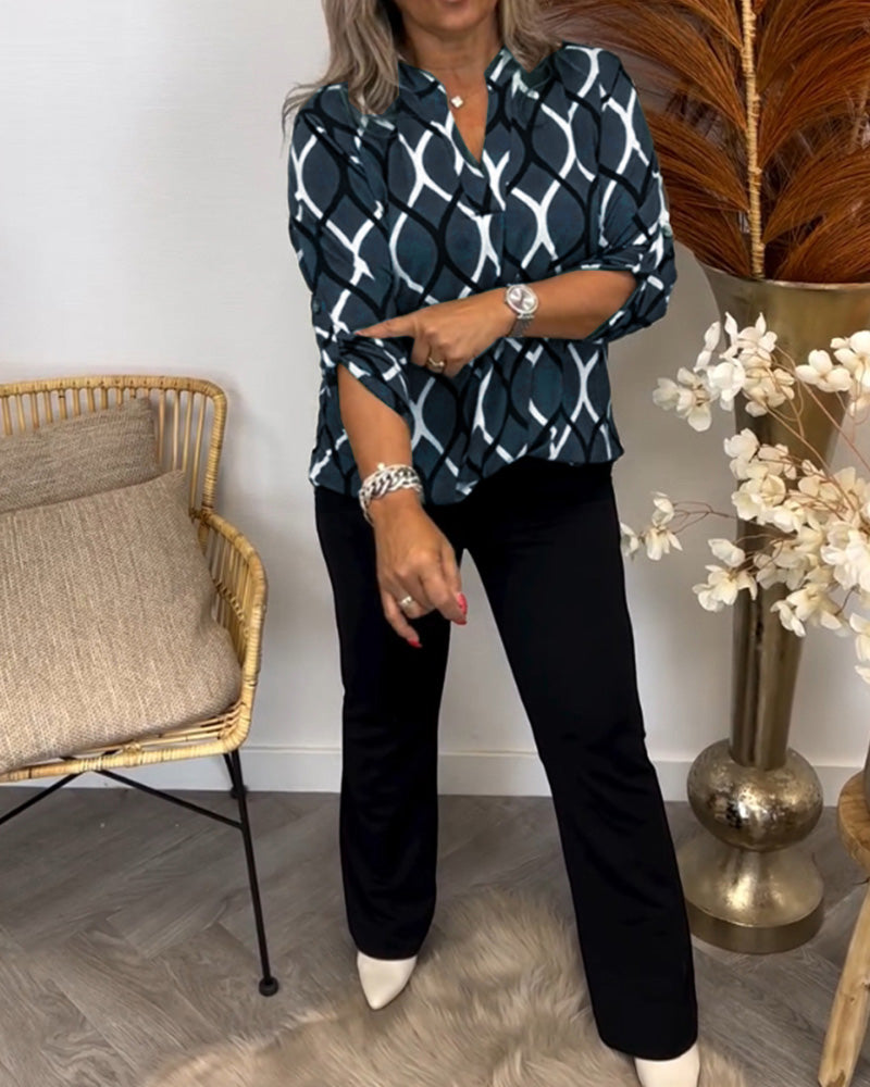 Dames Blouse Casual Losse Pasvorm