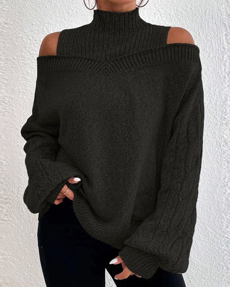 Vrouwelijke Losse Trui Casual Stijl