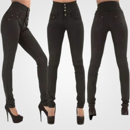 LUNA Hoge Taille Denim Jeans voor Dames