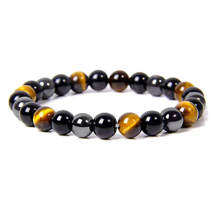 Kralen Armband met Triple Bescherming Stoer en Betekenisvol - Mode Vibes