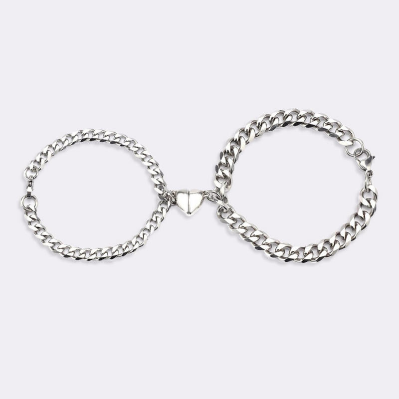 Liefdes Ringe Koppel Rannekoru Zilver - Mode Vibes