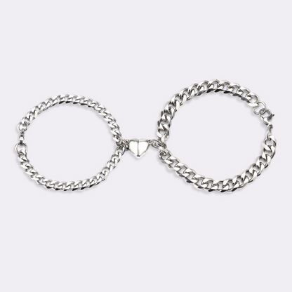 Liefdes Ringe Koppel Rannekoru Zilver - Mode Vibes