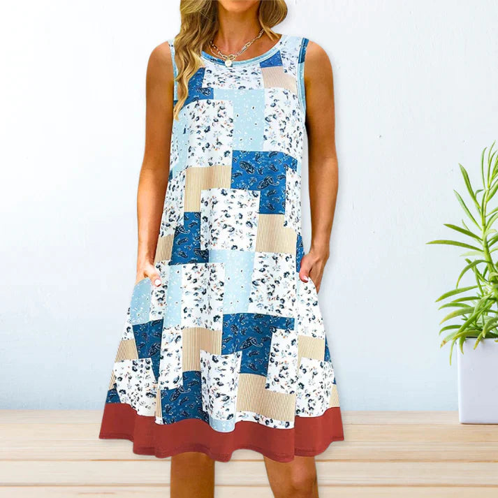 Losse Jurk Olga Zomerjurk Casual Vrouwenjurk - Mode Vibes