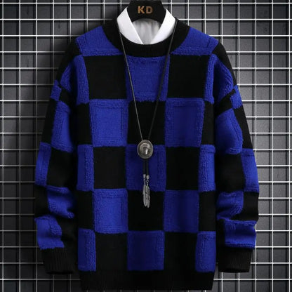 Luxe Kasjmier Trui - Zachte Warme Plaid Trui voor Heren en Dames