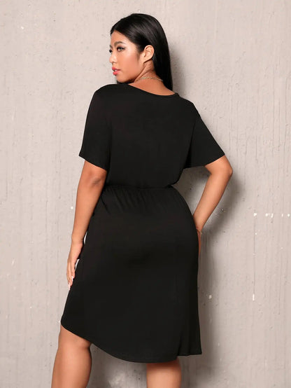 Plus-Size Jurk Donna Trendy en Glamoureus