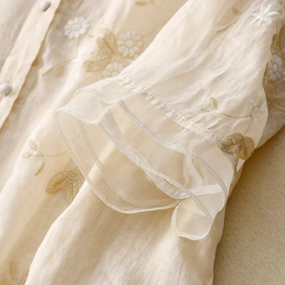 Dames Blouse Transparant Vrouwelijk Model