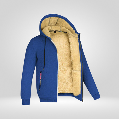 Heren Wintervest Warm Fleece Capuchon Waterproof