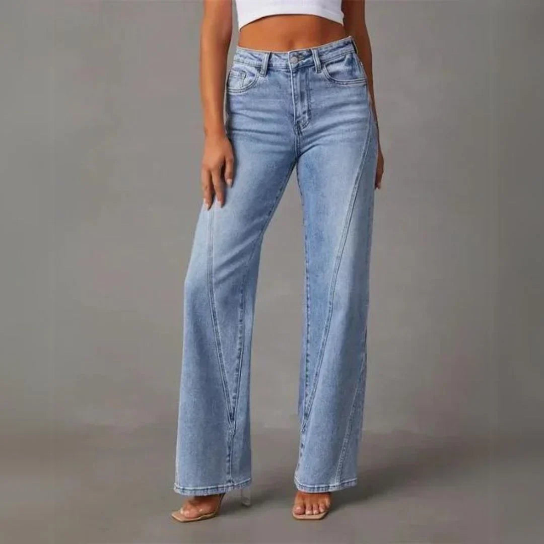 Skinny Jeans Elegante Donkere Was voor Vrouw