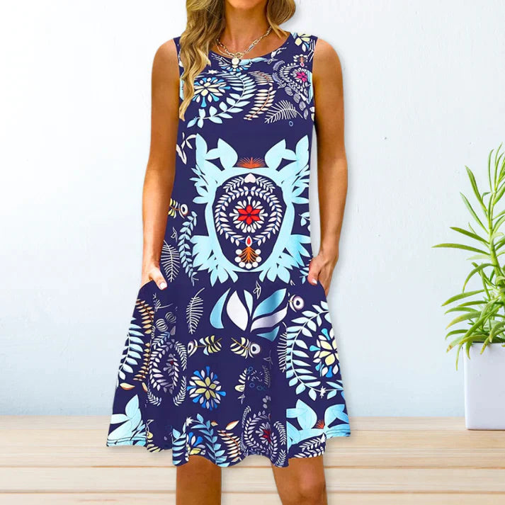 Losse Jurk Olga Zomerjurk Casual Vrouwenjurk