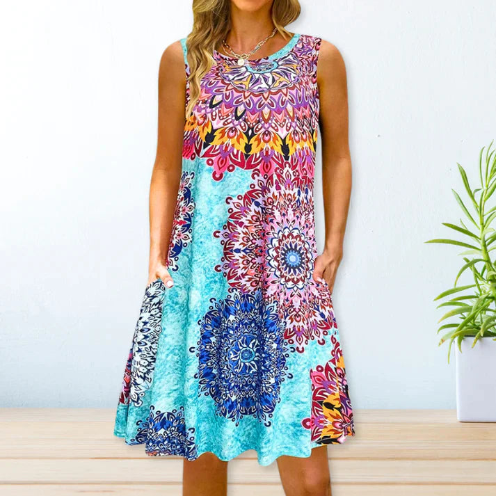 Losse Jurk Olga Zomerjurk Casual Vrouwenjurk