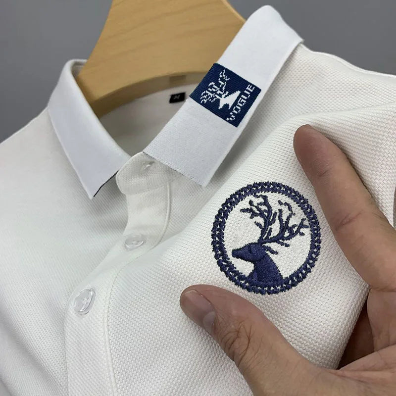 Klassiek Poloshirt Voor Mannen Ademend en Stylish