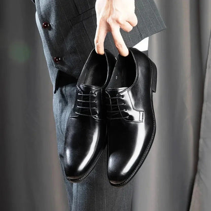 Heren Leder Schoenen Formeel Zwart