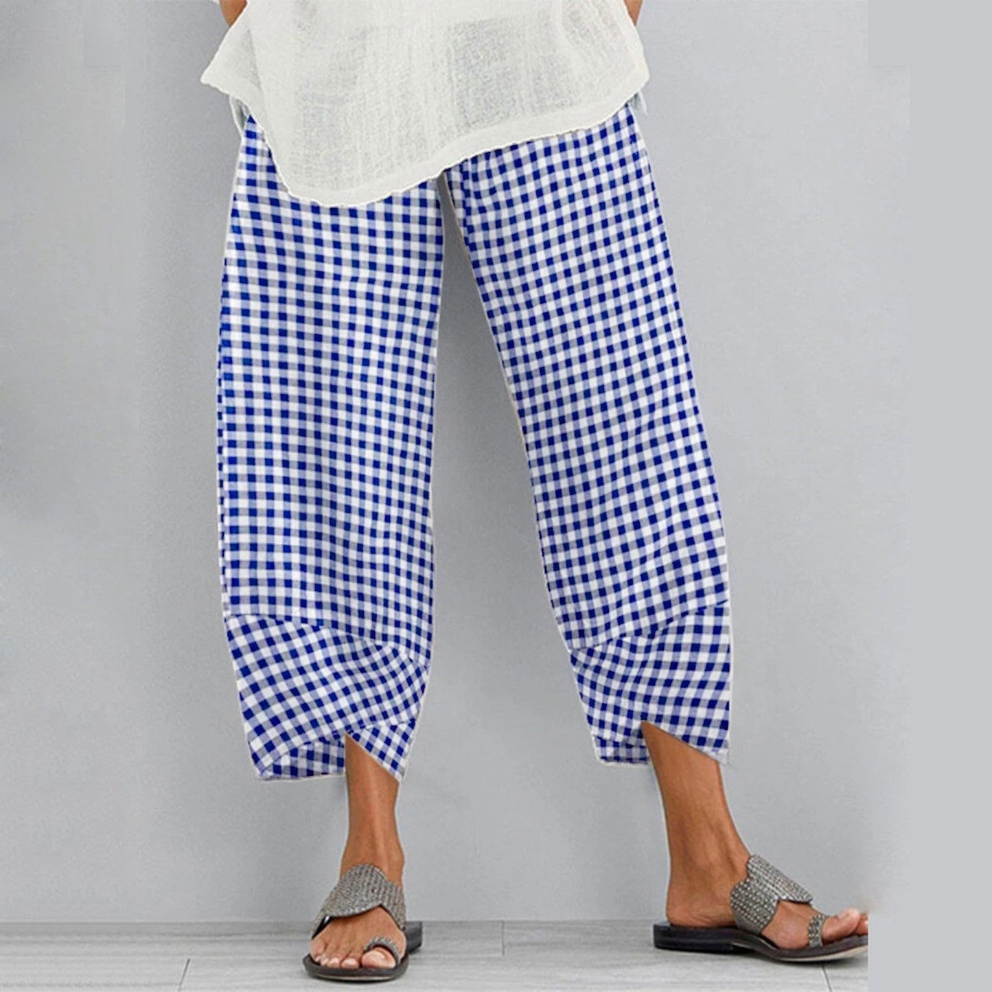 Vrouwelijke Katoenen Linnen Broek Zomer Comfortabel