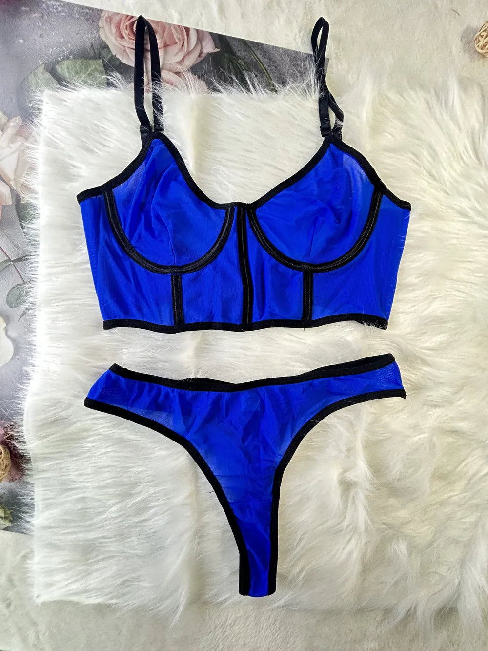 Lingerie Set Tweedelig Sexy Dame