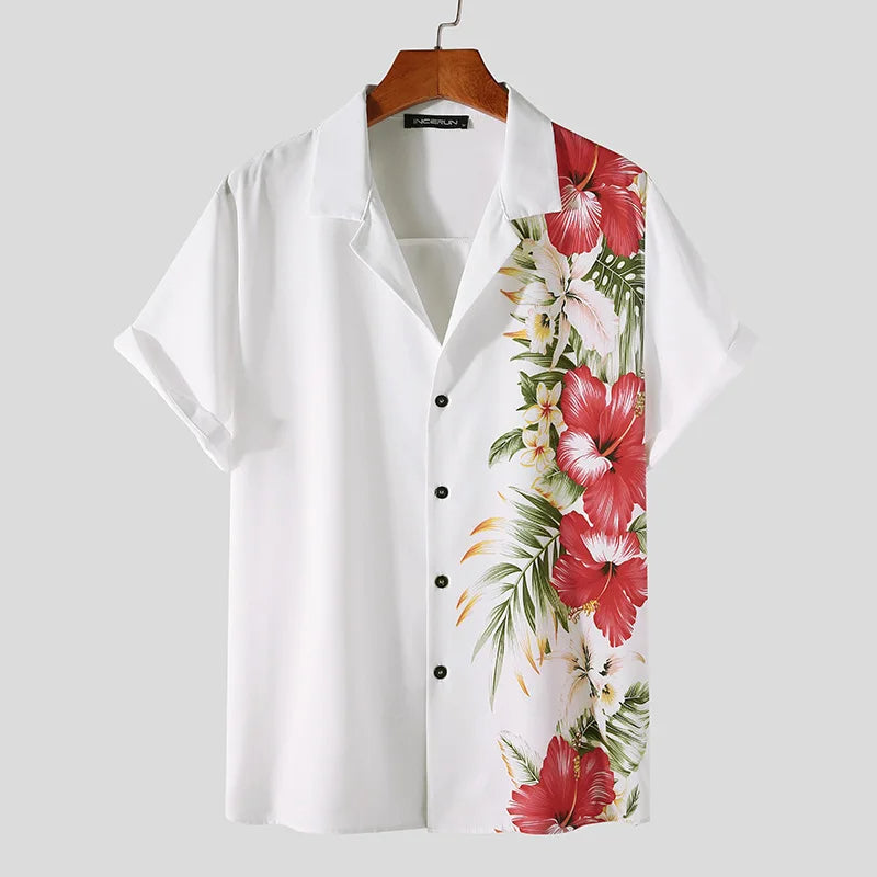 Casual Overhemd voor Mannen Zomerse Stijl