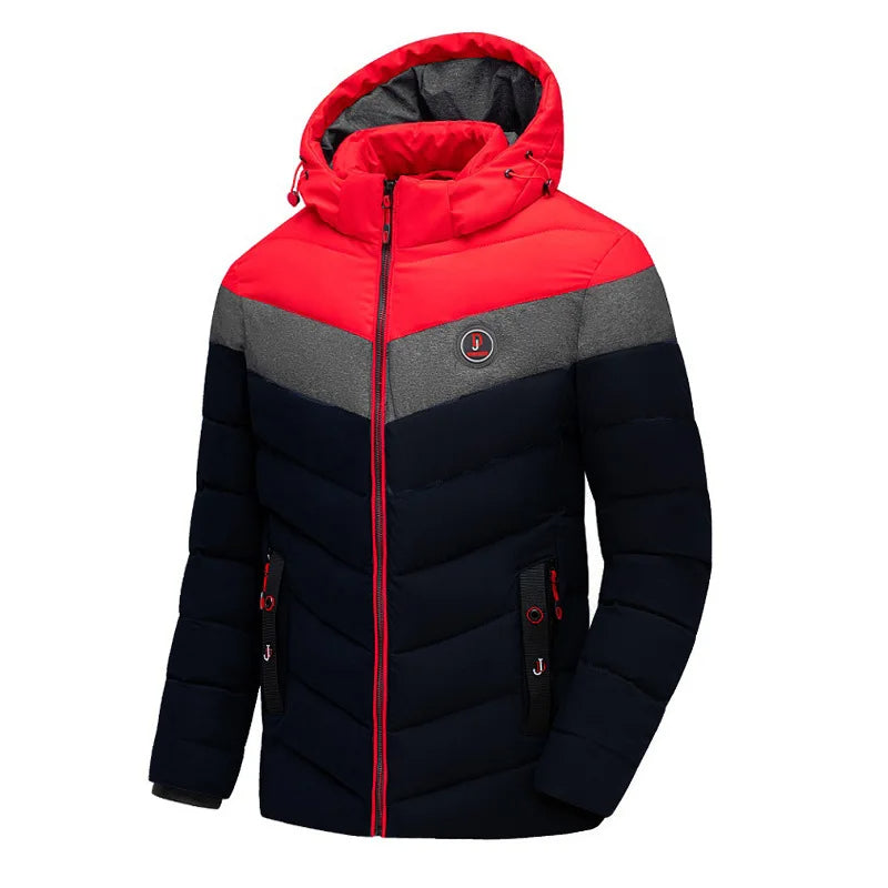 Waterdichte Parka met Capuchon Warm en Comfortabel