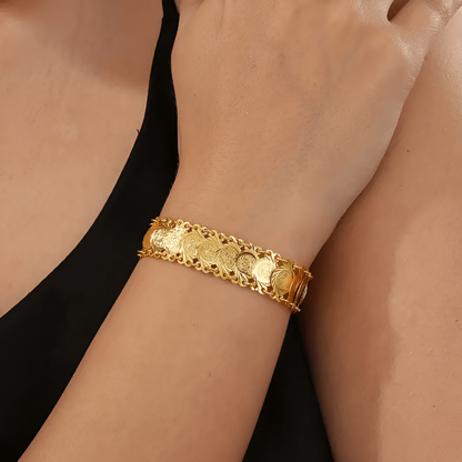 Dames Gouden Armband Elegant met Charme - Mode Vibes