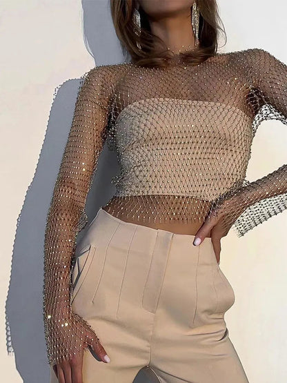 Vrouwelijke Top Sexy Opvallend Mode Blouse
