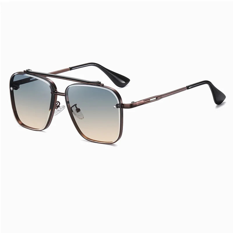 Stijlvolle Zonnebril voor Mannen Zwart Met Stoere Look