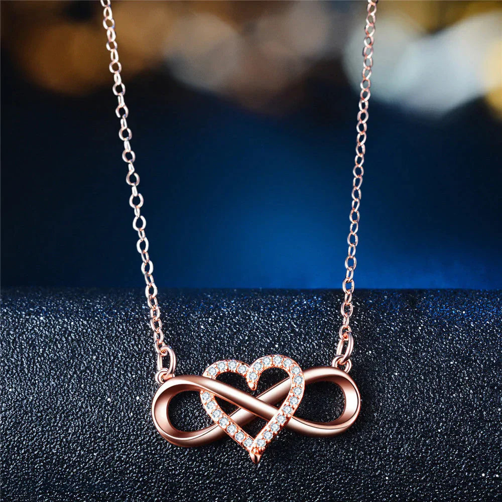 Halsketting Eeuwige Liefde Symbolisch Zilver