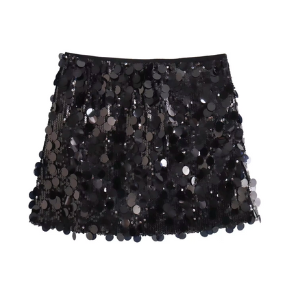 Jacinda Mini Skirt – Glittery Sequins, Elegant Design-2