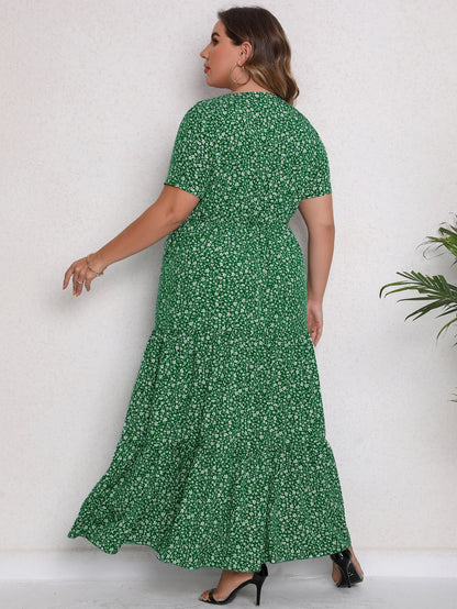 Plus-Size Maxi-Jurk Kleurrijk en Stijlvol