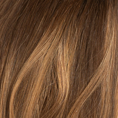 Tape-in Hairextensies Warm Bruin Balayage 2+7