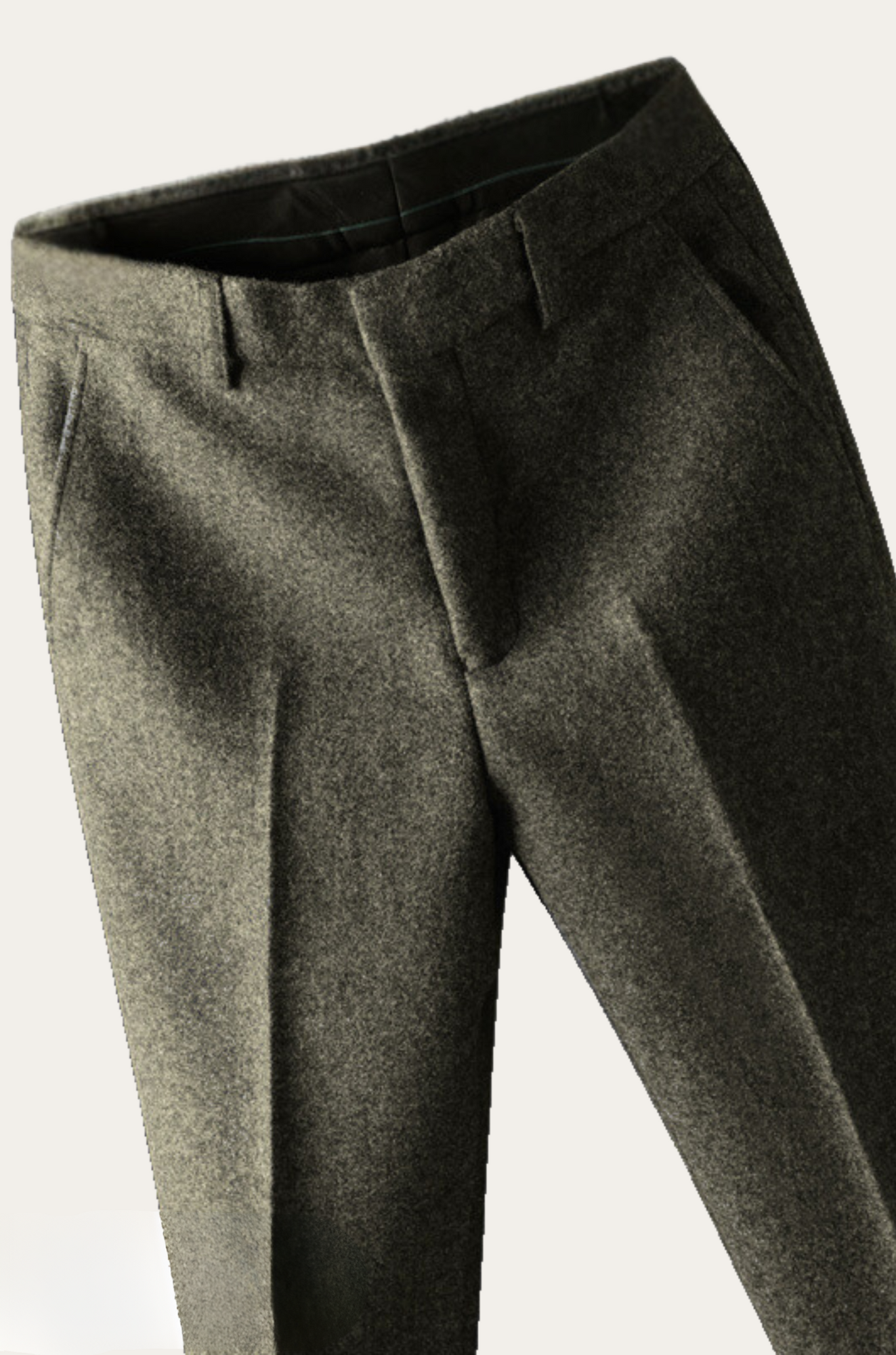 Heren Pantalon Stijlvolle Zwart Gemaakt van Kwaliteit Stof