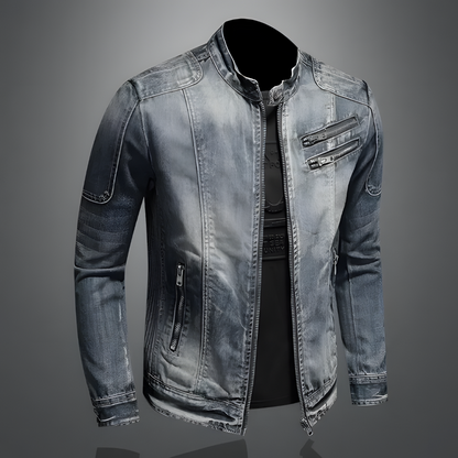 Vintage Denim Heren Jasje Maverick Stijl